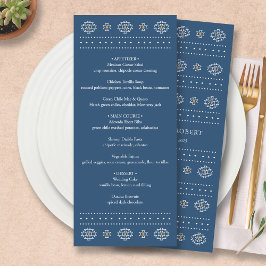 Menyn westerna Bröllop, menykortet Rio Rancho Meny