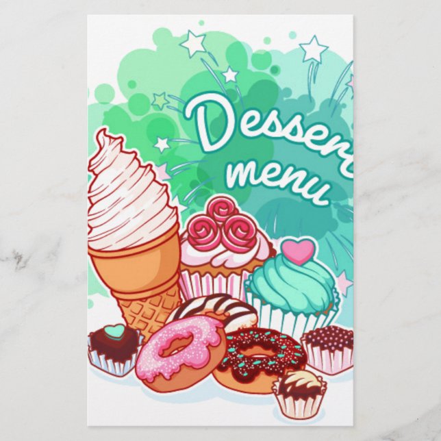Menysamling för Dessert (Framsida)