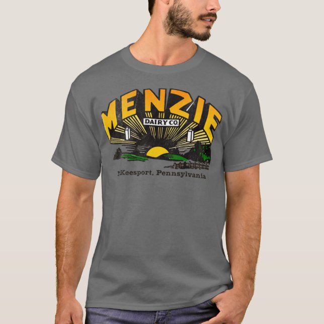 Menzie Dairy Co. - McKeesport, PA T Shirt (Framsida)