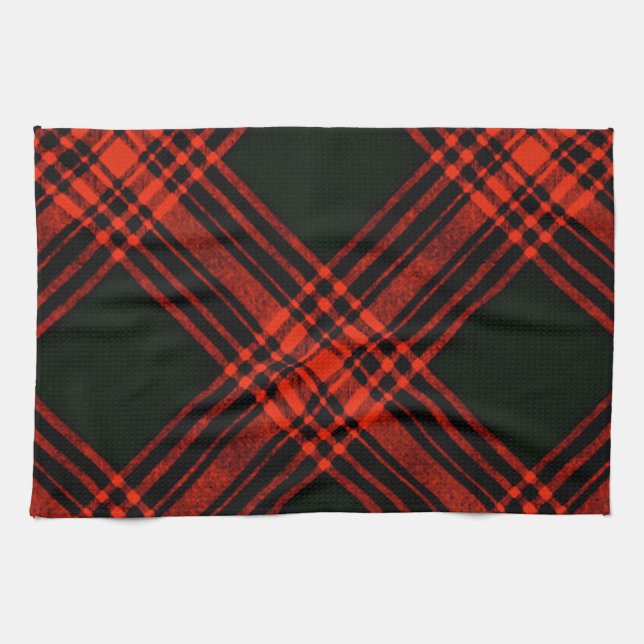 Menzies Antique Hunting Tartan Play Scottish Kökshandduk (Horisontell)