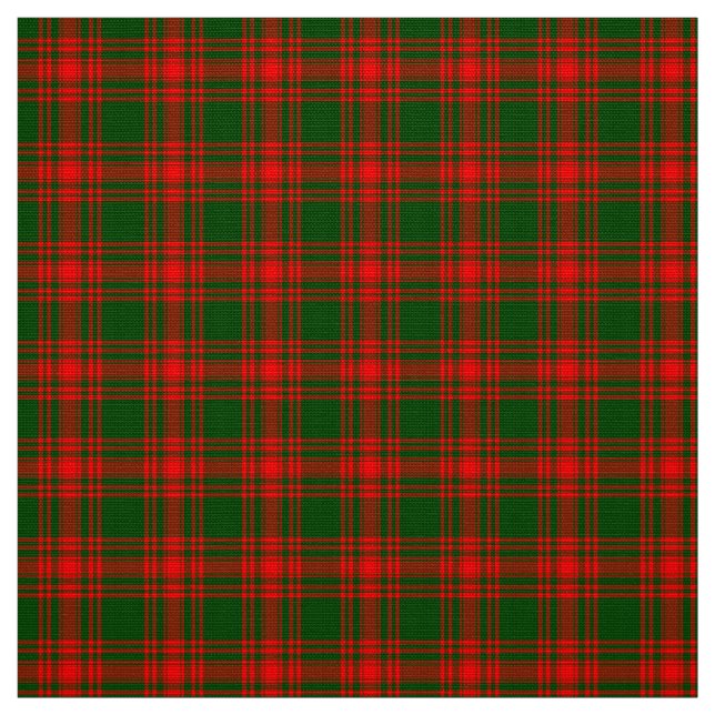 Menzies Grönt Modern Tartan Tyg (Provkarta)