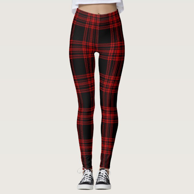 Menzies Hunting Tartan Leggings (Framsida)