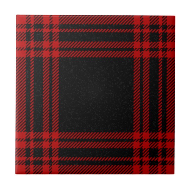 Menzies Klan som jagar Tartan Plaid Mönster Kakelplatta (Framsidan)