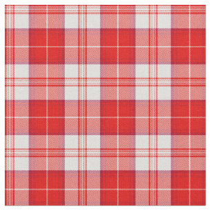 Menzies Red Klan Tartan Scottish Play Tyg