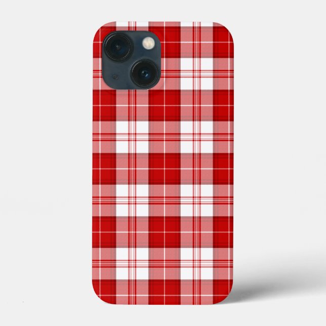 Menzies tartan Red White plaid (Baksida)