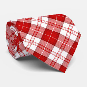 Menzies tartan Red White plaid Slips