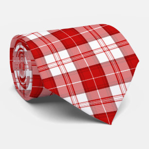 Menzies tartan Red White plaid Slips