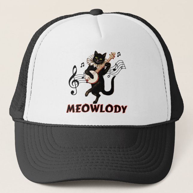 Meolody Cat Music Guitar Keps (Framsida)