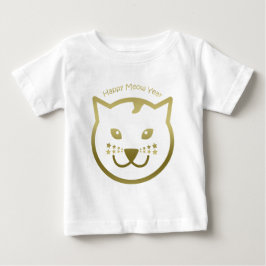 Meow-året i lycklig - Anpassningsbarnas bakgrund f Tee Shirt