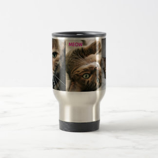 Meow Bengal Cat Travel Mug Resemugg