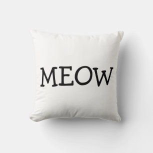 MEOW, Bomull Dekorativ kudde