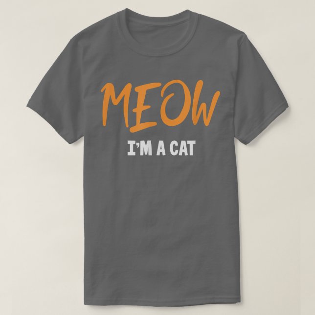Meow Cat Halloween Costume Cat Mamma Cat Pappa  T Shirt (Design framsida)