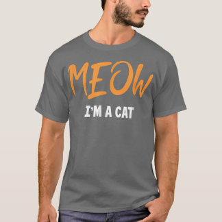 Meow Cat Halloween Costume Cat Mamma Cat Pappa  T Shirt