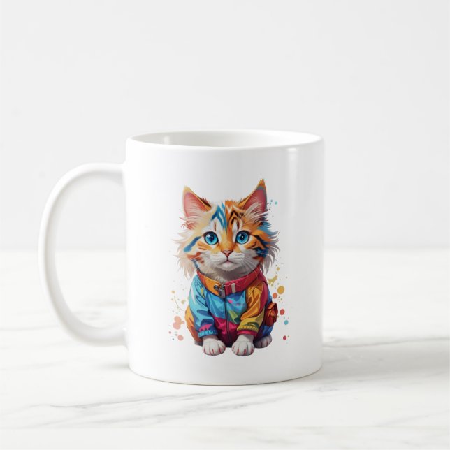 Meow Cat Kaffemugg (Vänster)