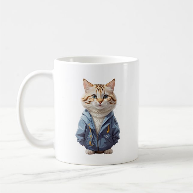 Meow Cat Kaffemugg (Vänster)