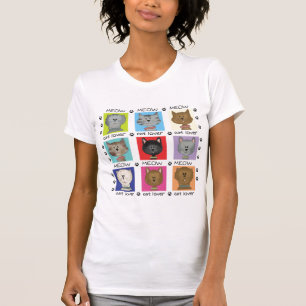 Meow Cat Lover Tshirts och presenter