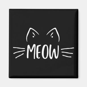 Meow Cat Magnet