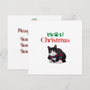 MEOW CHRISTMAS CAT