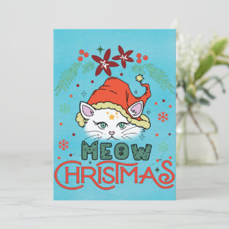 Meow Christmas, Merry Christmas Julkort