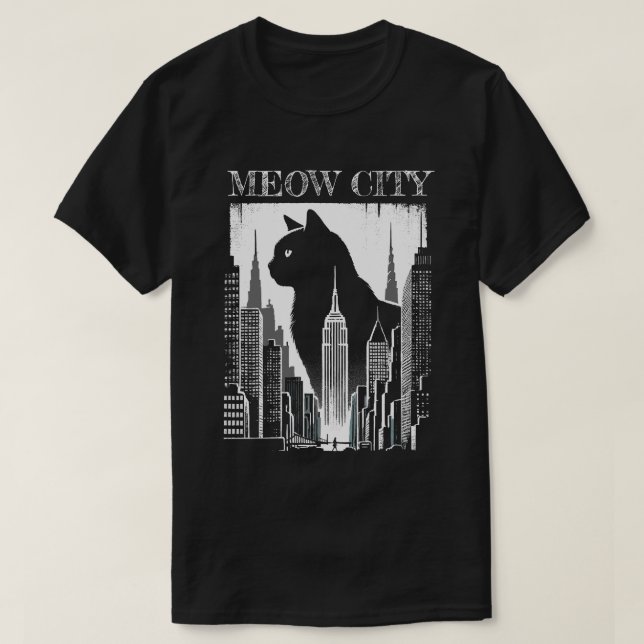 MEOW CITY T SHIRT (Design framsida)