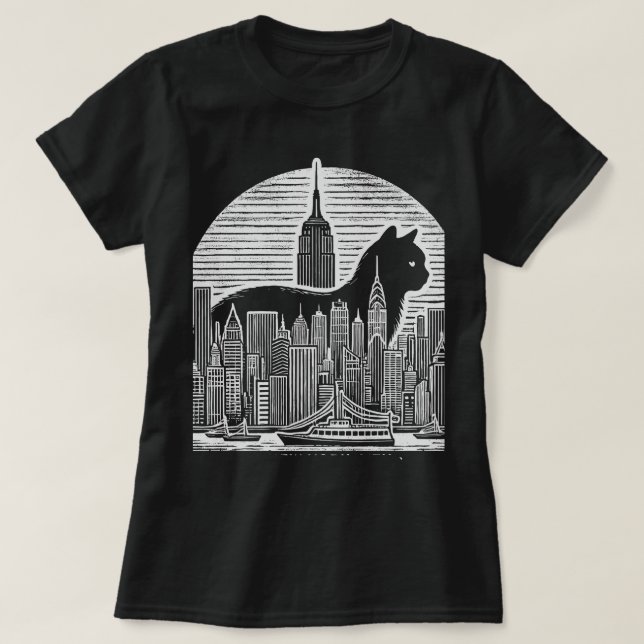 Meow City T Shirt (Design framsida)