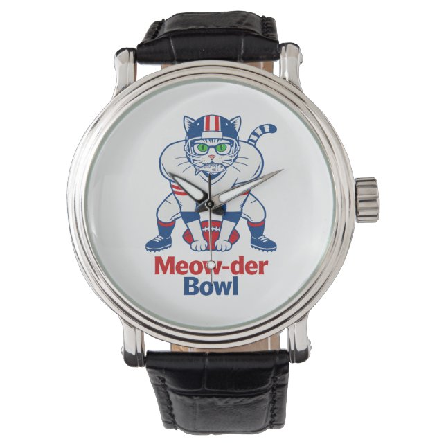 Meow-der Bowl  Armbandsur (Framsida)