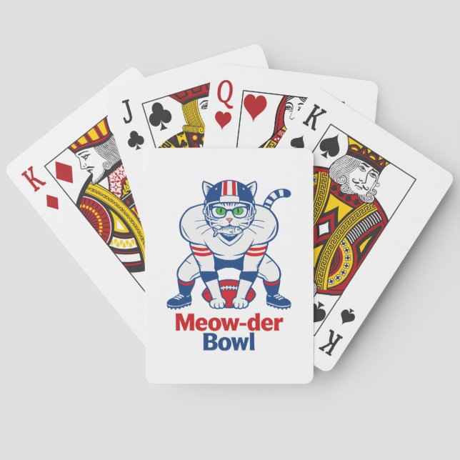 Meow-der Bowl  Casinokort (Baksidan)