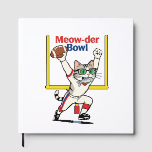 Meow-der Bowl Mästare Katt Fotboll  Gästböcker