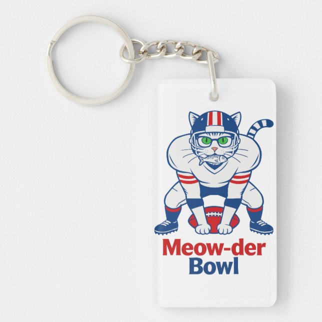 Meow-der Bowl  Nyckelring (Framsidan)