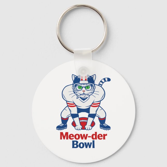 Meow-der Bowl  Nyckelring (Framsida)