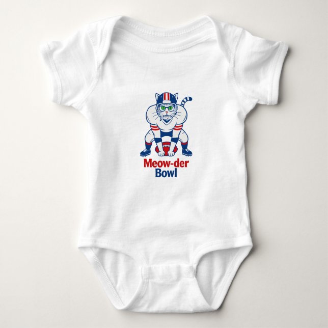 Meow-der Bowl  T Shirt (Framsida)