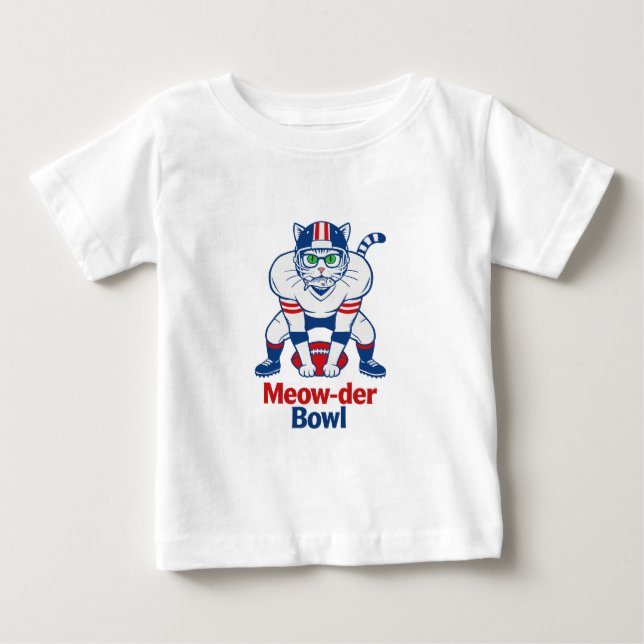 Meow-der Bowl  T Shirt (Framsida)