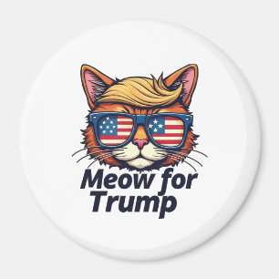 Meow för Trump Gör katter Säkra igen Magnet