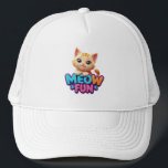 Meow Fun - Sweet Look Cat Hat Keps<br><div class="desc">Top off your style with a soft and charming vibe. This “Meow Fun – Sweet Look Cat” hat features a gentle-eyed kitty in a calm, kawaii-inspired design. Perfect for girls, teens, and anyone who loves adorable yet subtle fashion, this accessory adds a soft touch to your everyday outfits. Whether you're...</div>