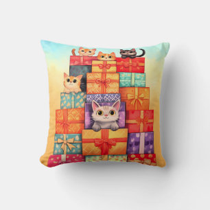 Meow Gift Birthday Torn Kudde
