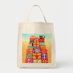 Meow Gift Birthday Torn Tygkasse