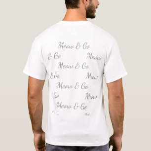 Meow & Go – söta reskatter herrtröja T Shirt