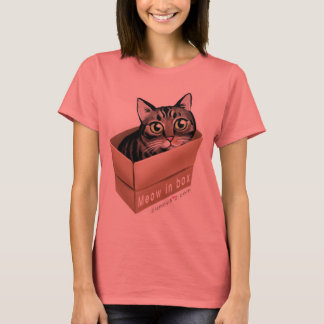 Meow i rutan t-shirt