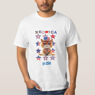 Meow-ica @250 Feline Patriot Tee