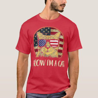 Meow Im a cat Meow Meow Kattunge, lustigt Cats Mam T Shirt