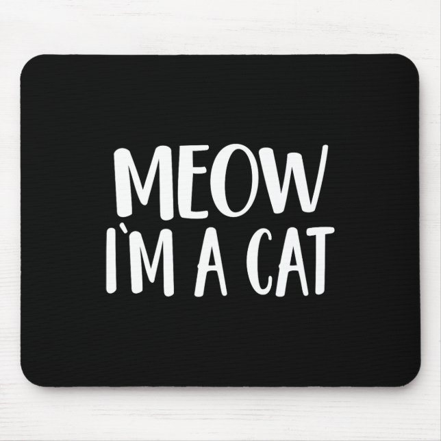 Meow jag är en katt - Halloween Costume Musmatta (Framsidan)