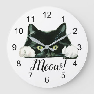 Meow! Katt Stor Klocka