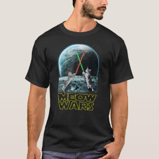 Meow Krig Ca Funny S för Cats Älskare T Shirt