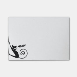 Meow, little cat like you post-it block