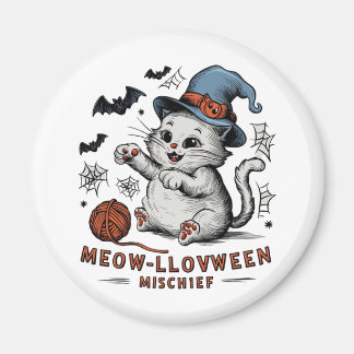 Meow-lloween MisChief Magnet