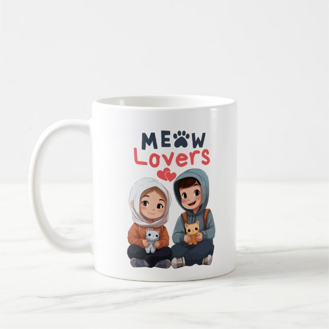 Meow lovers kaffemugg (Vänster)