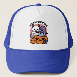 Meow-Loween - Cute Halloween Cat Design Keps