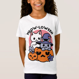 Meow-Loween - Cute Halloween Cat Design T Shirt