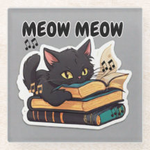 Meow Meow Cat Reading Bok