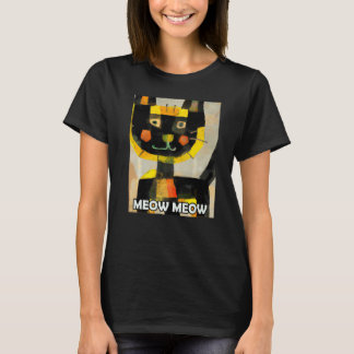 Meow Meow Cute Cat Kattunge Kitten i Kat Stil T Shirt